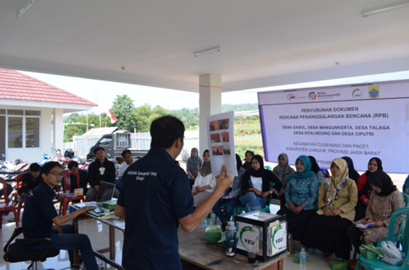 YEU Fasilitasi Penyusunan Dokumen Rencana Penanggulangan Bencana (RPB) dan Rencana Kontingensi (RENKON) di Cianjur