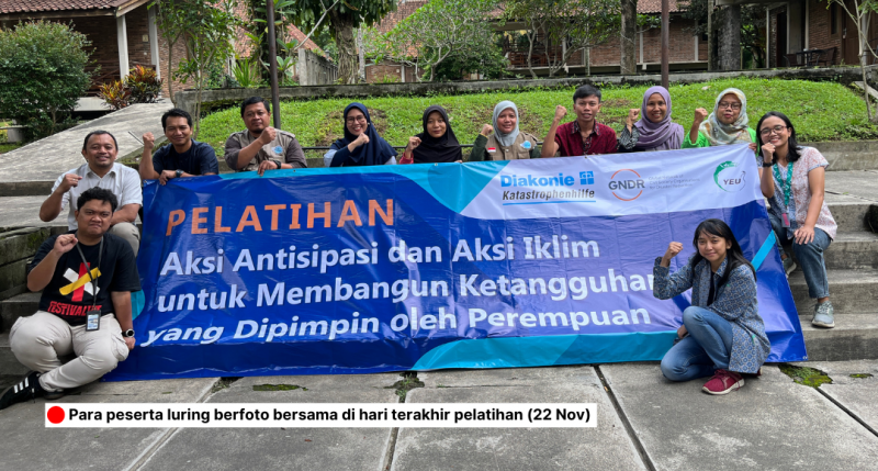 Penguatan Kapasitas Mitra Lokal terkait Aksi Antisipasi yang Dipimpin Perempuan